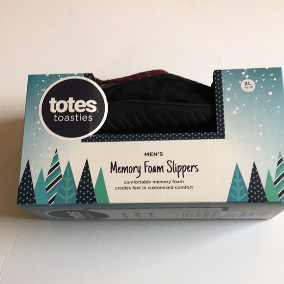 totes toasties MEN’S Memory Foam Slippers - Picture 2 of 5